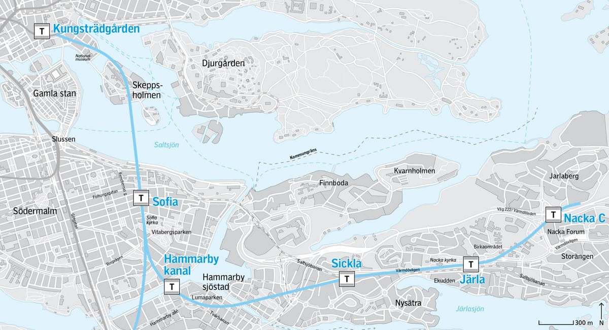 kort af stokkhólmur Stokkhólmi