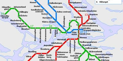 Stokkhólmi t bahn kort