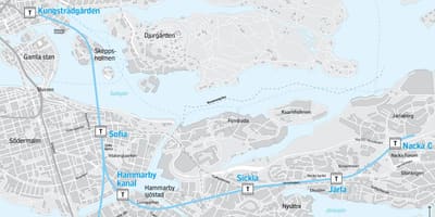 Kort af stokkhólmur Stokkhólmi
